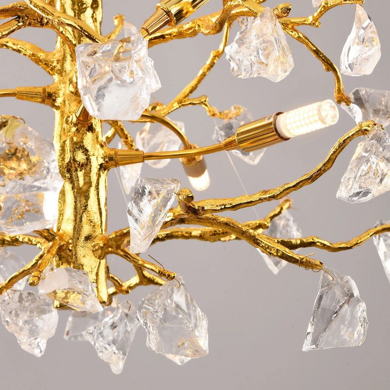 Jaykey Glass Branch Chandelier-Fullstarlighting