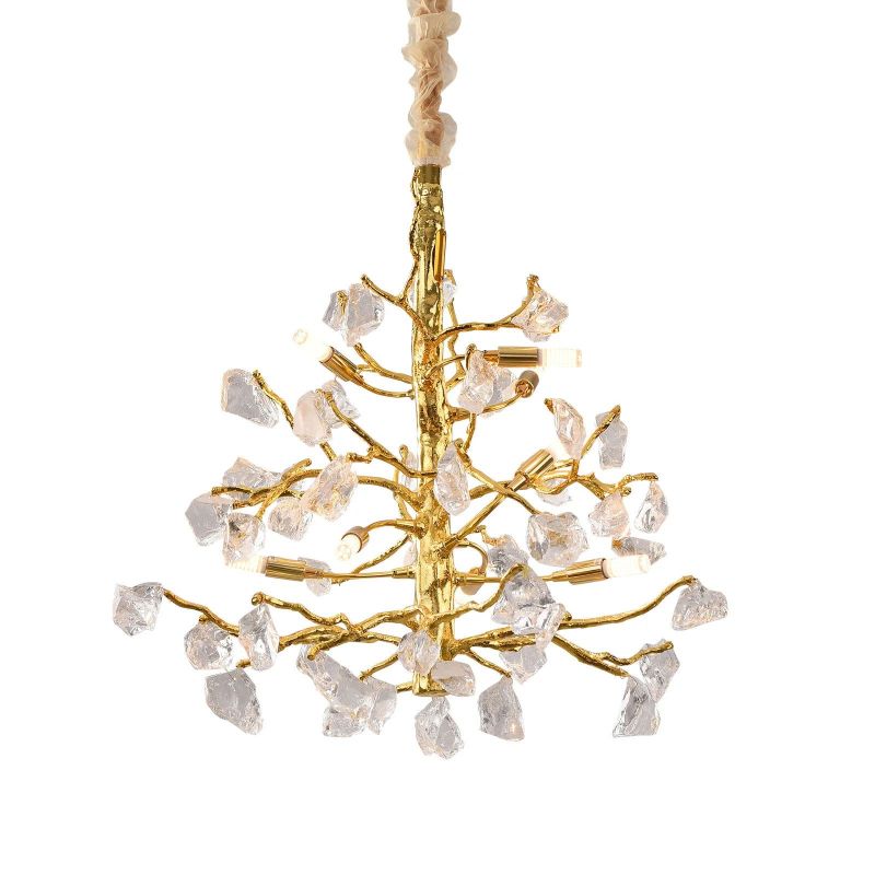 Jaykey Glass Branch Chandelier-Fullstarlighting