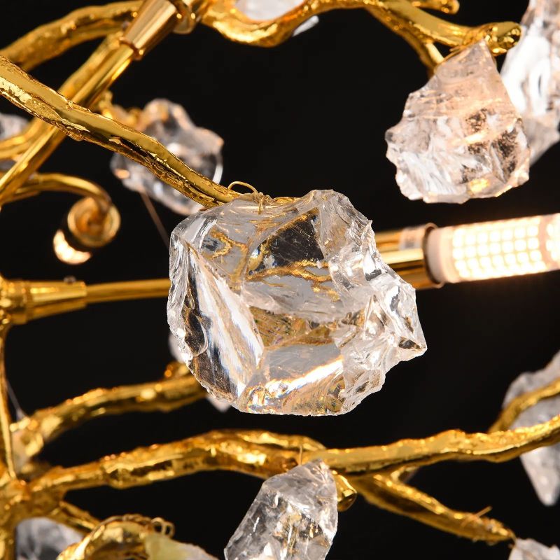 Jaykey Glass Branch Chandelier-Fullstarlighting