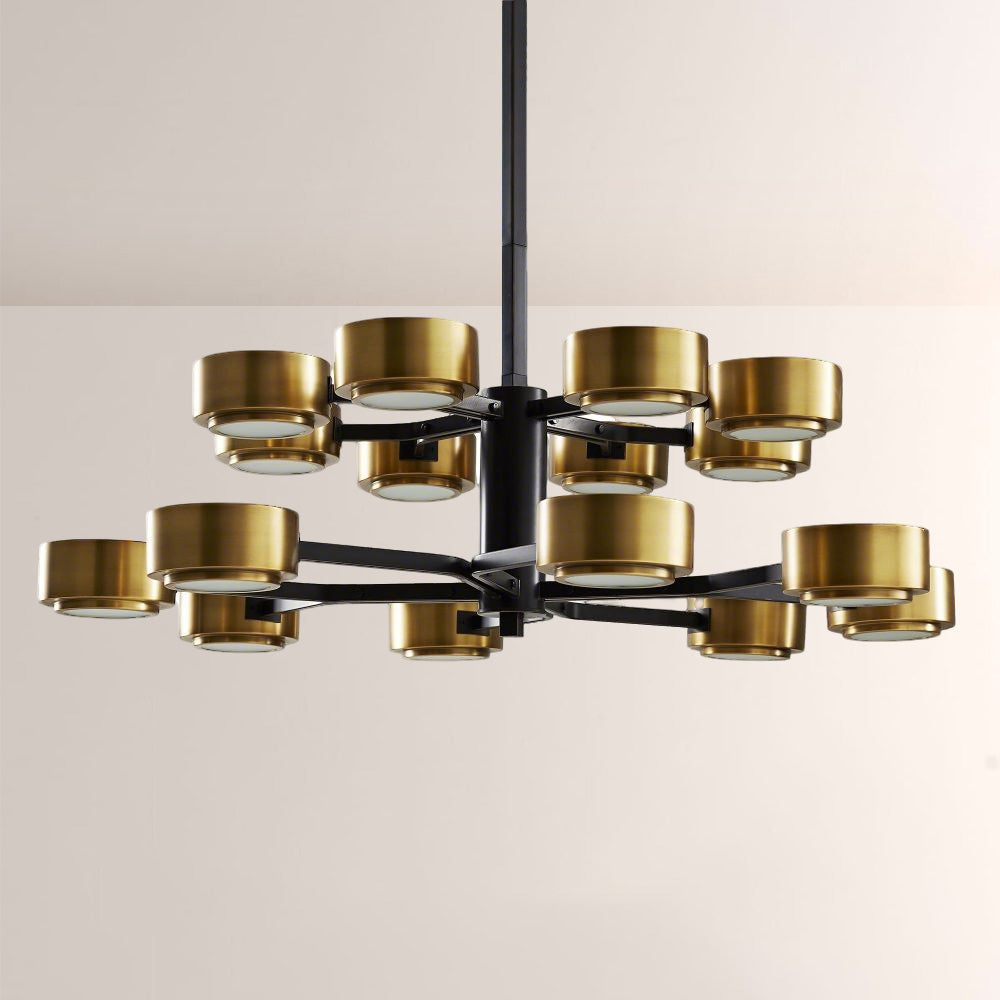 Jesse Two Tier Chandelier-Fullstarlighting