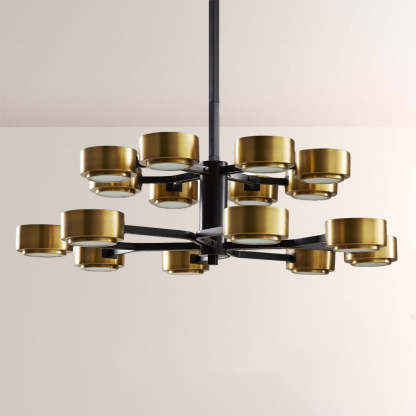 Jesse Two Tier Chandelier-Fullstarlighting