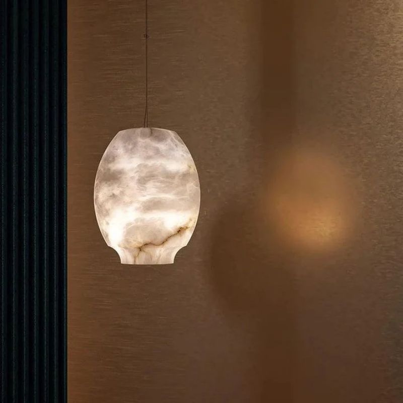 Alabaster Lantern Pendant-Fullstarlighting
