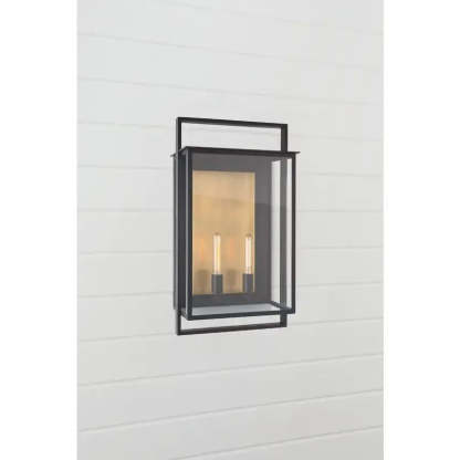 Leicester 2-Light Lantern Wall Sconce Outdoor-Fullstarlighting