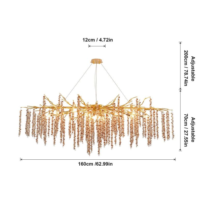 Kanew Dining Room Branch Chandelier-Fullstarlighting