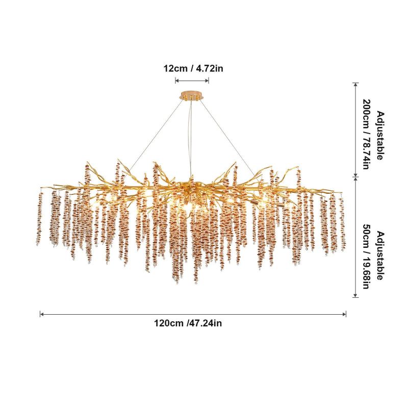 Kanew Dining Room Branch Chandelier-Fullstarlighting