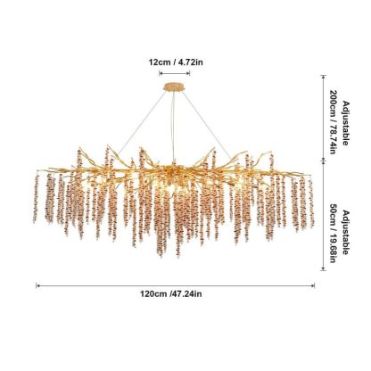 Kanew Dining Room Branch Chandelier-Fullstarlighting