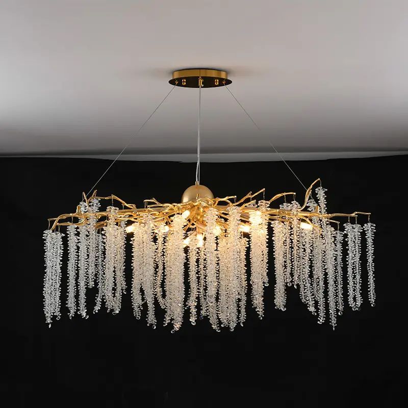 Kanew white branch chandelier-Fullstarlighting