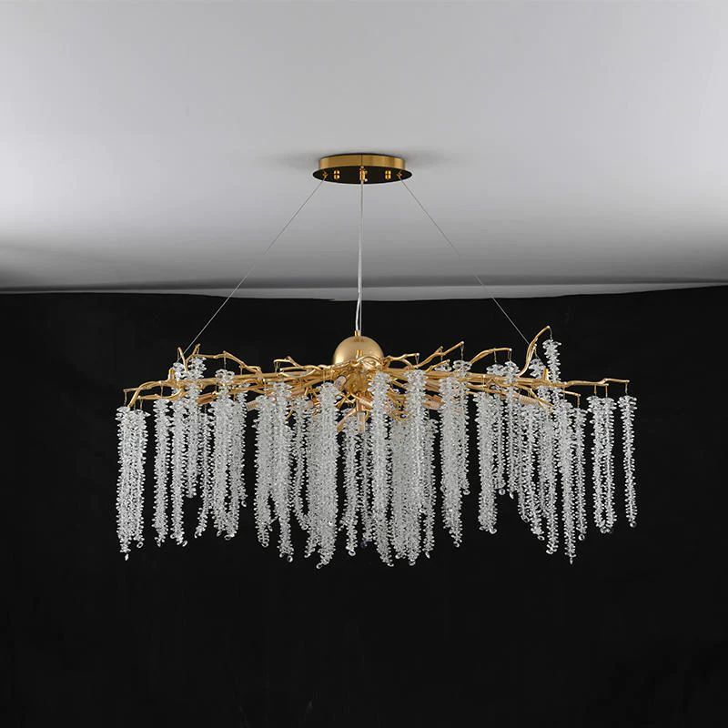 Kanew white branch chandelier-Fullstarlighting