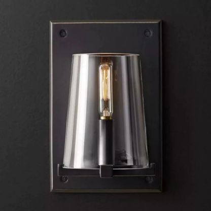 Karous Glass Wall Sconce-Fullstarlighting