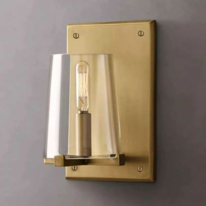Karous Glass Wall Sconce-Fullstarlighting