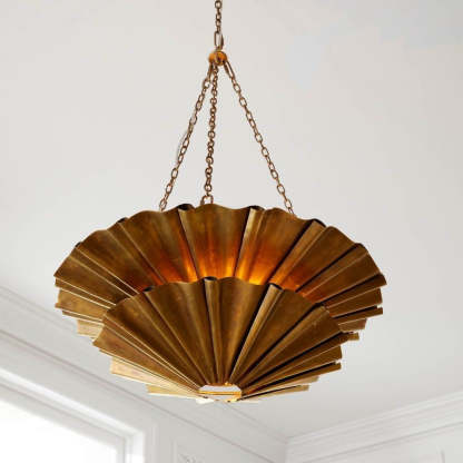 Kattmie Round Two Tier Chandelier 28"-Fullstarlighting