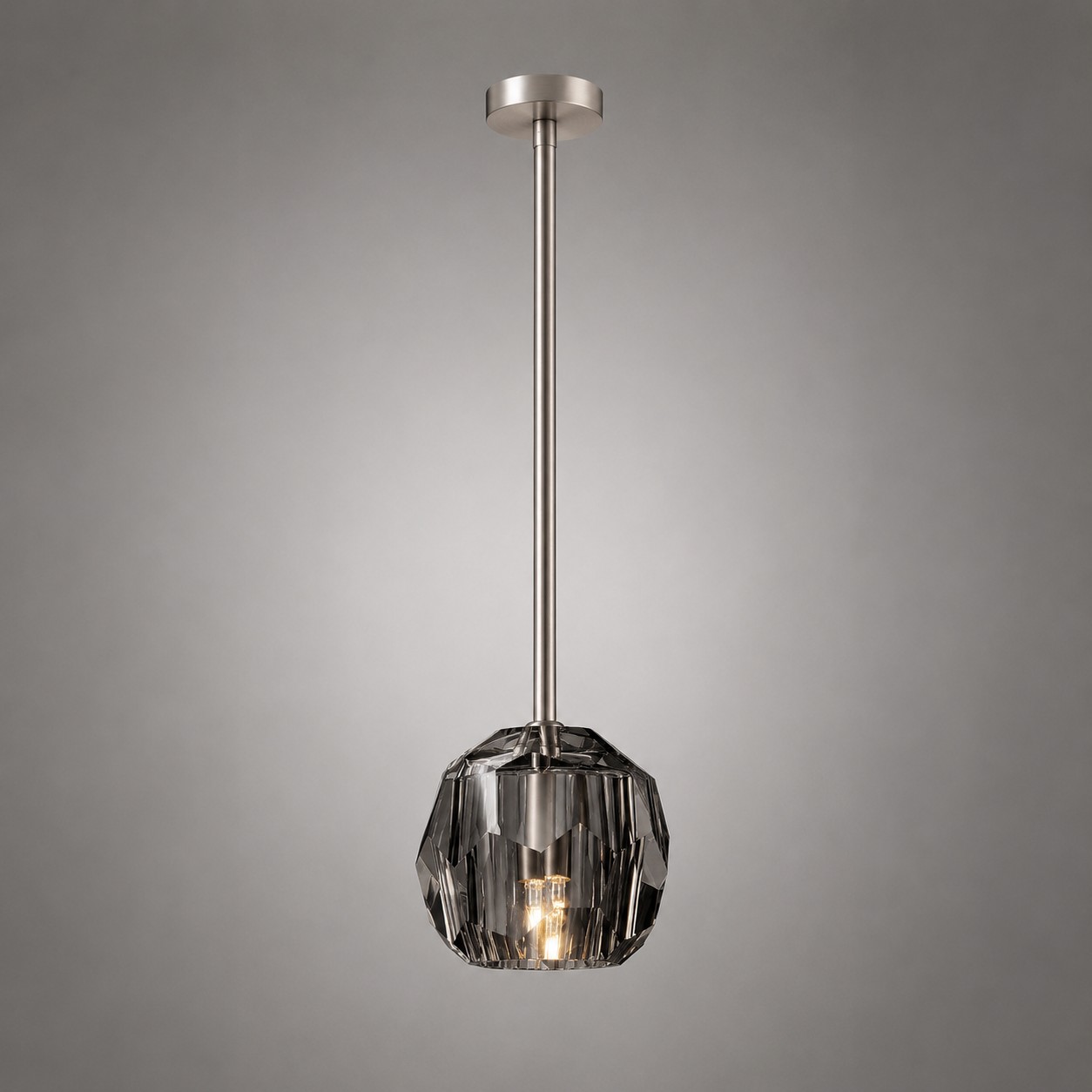 Kelly Faceted Glass Rod Pendant Light-Fullstarlighting