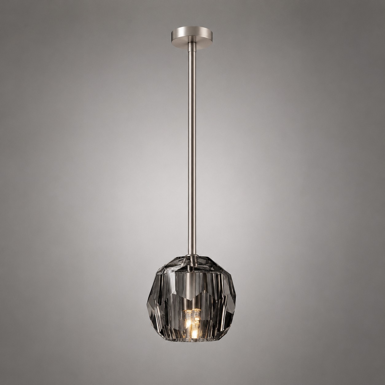Kelly Faceted Glass Rod Pendant Light-Fullstarlighting