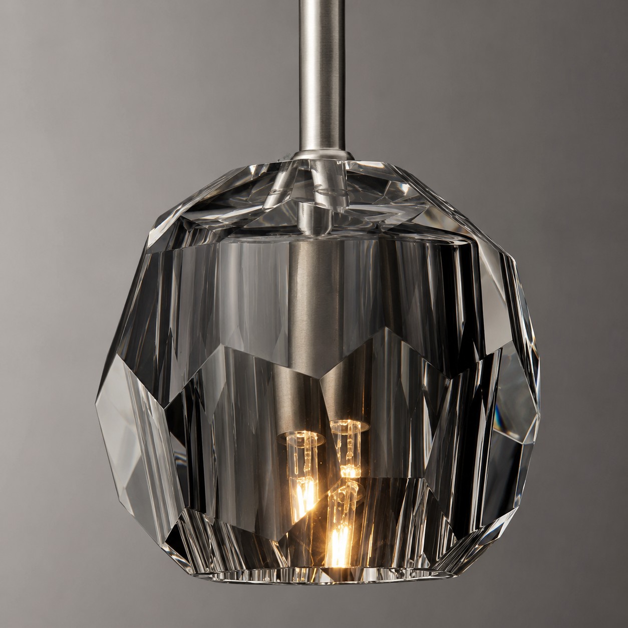 Kelly Faceted Glass Rod Pendant Light-Fullstarlighting