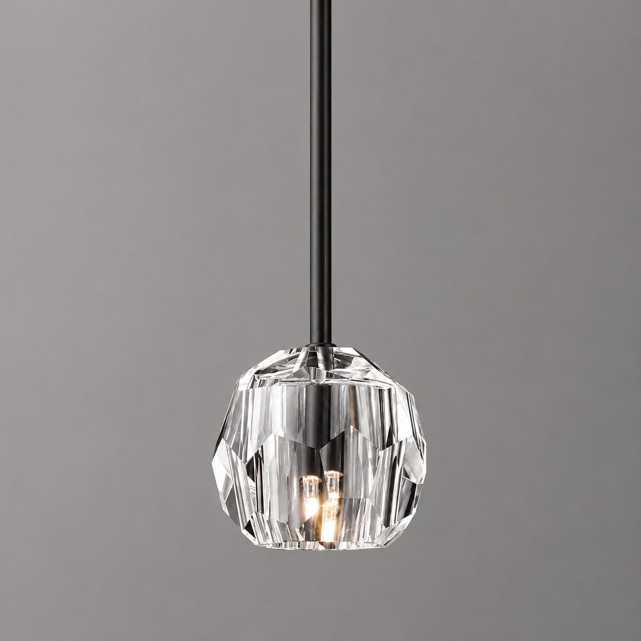 Kelly Faceted Glass Rod Pendant Light-Fullstarlighting
