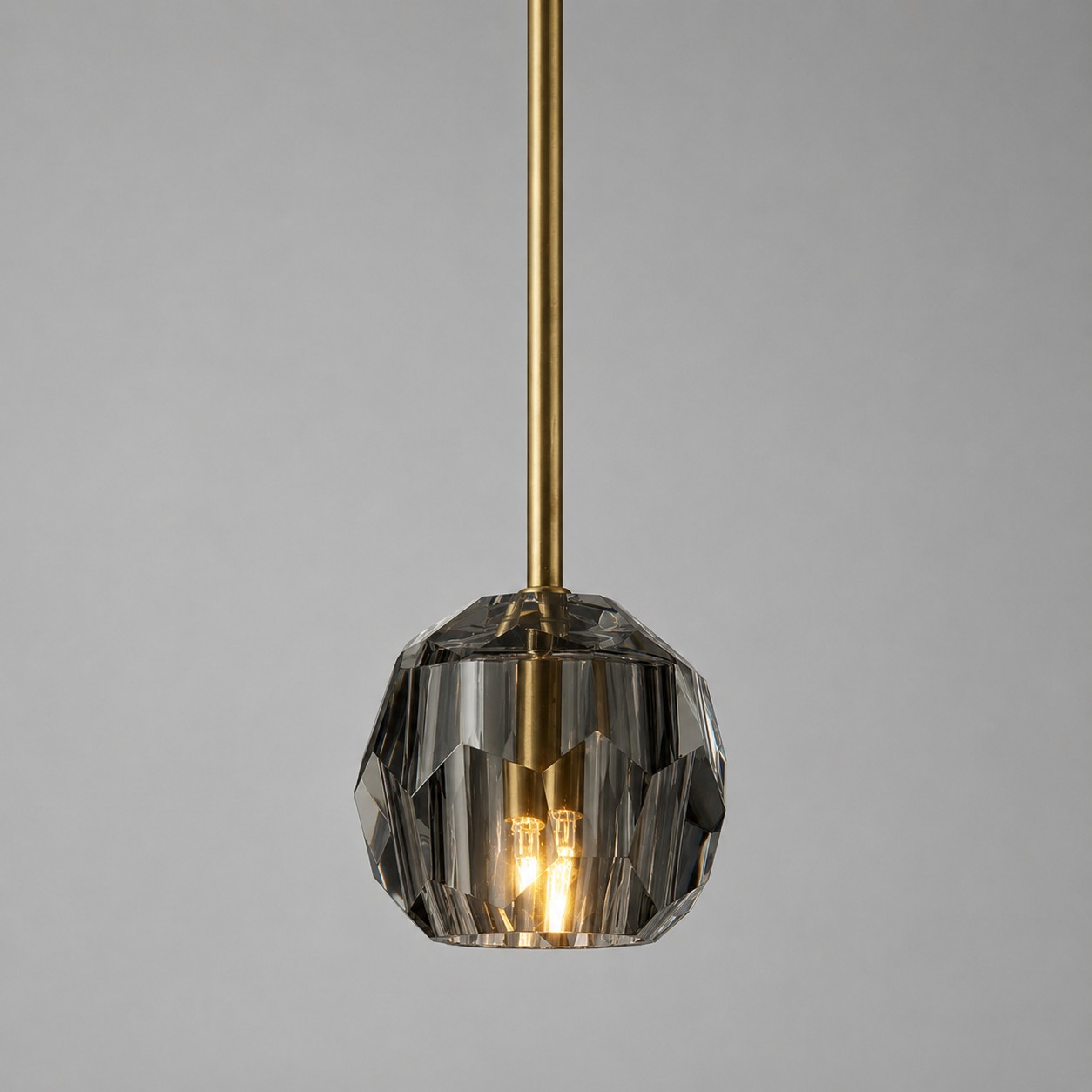 Kelly Faceted Glass Rod Pendant Light-Fullstarlighting