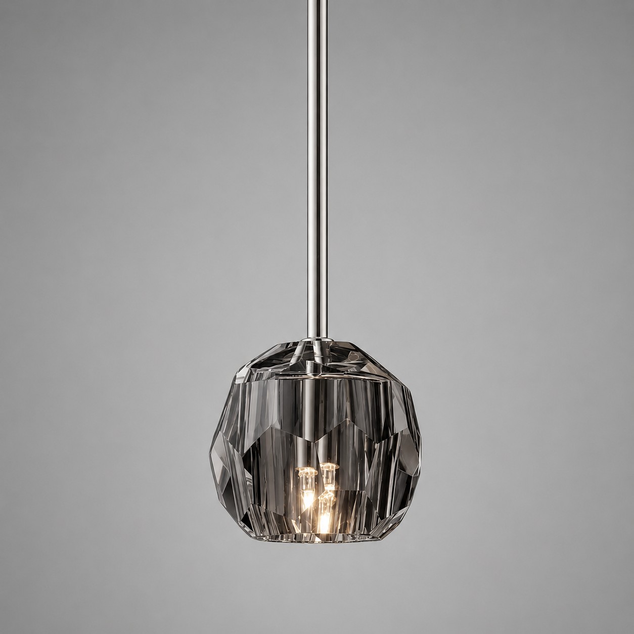 Kelly Faceted Glass Rod Pendant Light-Fullstarlighting