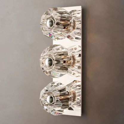 Kelly Glass Linear Short Wall Sconce-Fullstarlighting