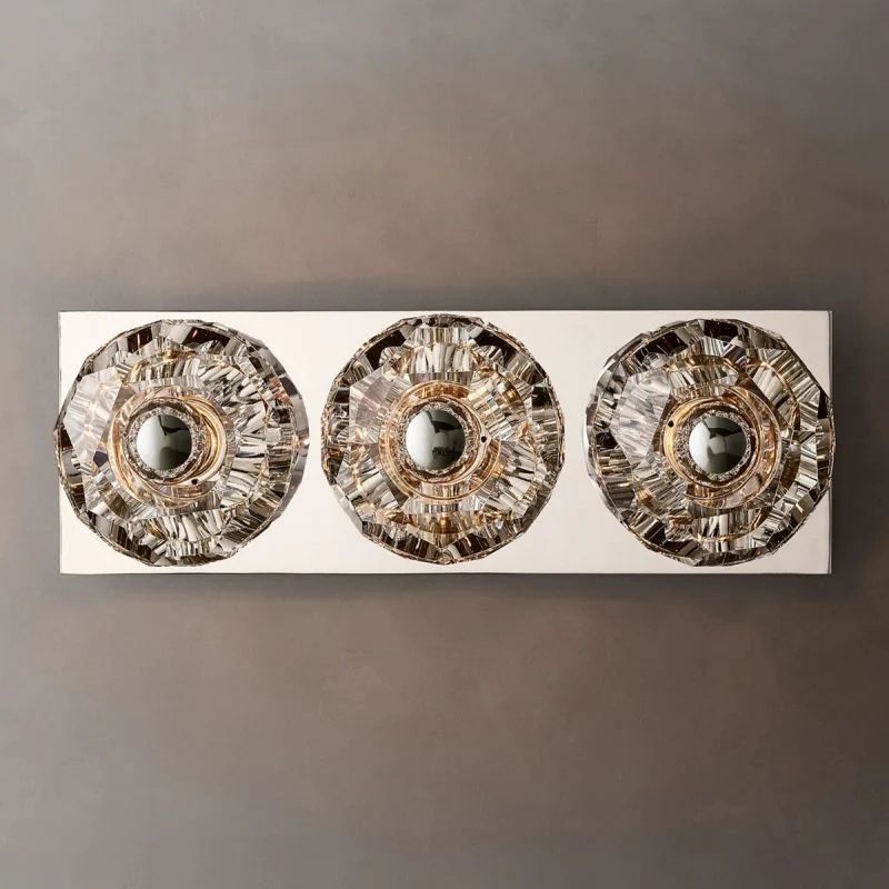 Kelly Glass Linear Short Wall Sconce-Fullstarlighting