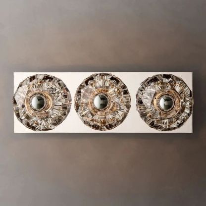 Kelly Glass Linear Short Wall Sconce-Fullstarlighting