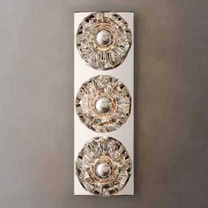 Kelly Glass Linear Short Wall Sconce-Fullstarlighting