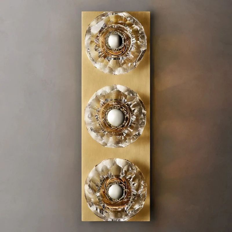 Kelly Glass Linear Short Wall Sconce-Fullstarlighting
