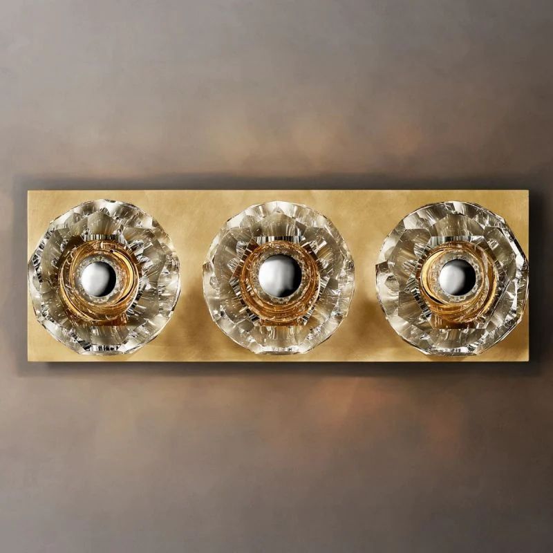 Kelly Glass Linear Short Wall Sconce-Fullstarlighting