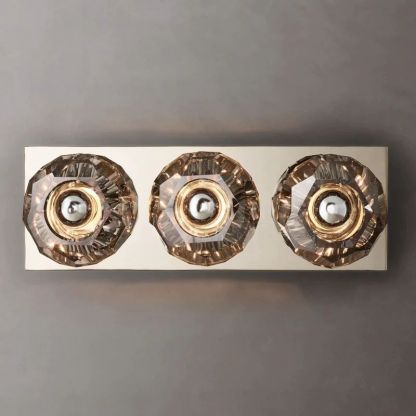 Kelly Glass Linear Short Wall Sconce-Fullstarlighting