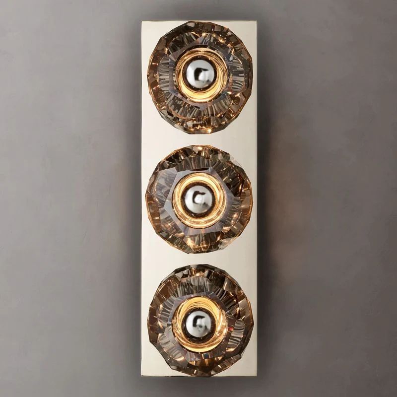 Kelly Glass Linear Short Wall Sconce-Fullstarlighting