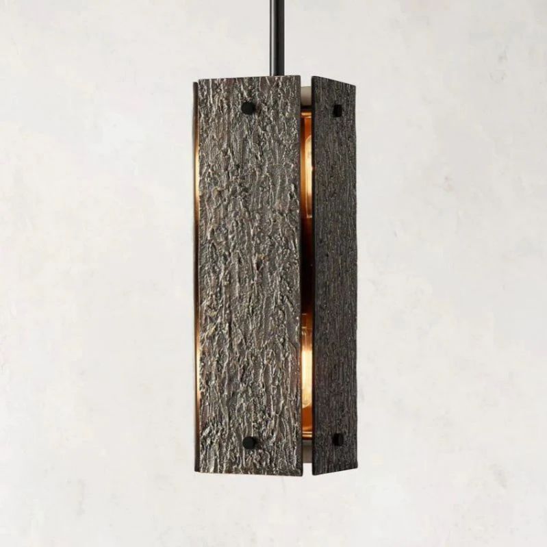 Vouvray Square Pendant 19"-Fullstarlighting