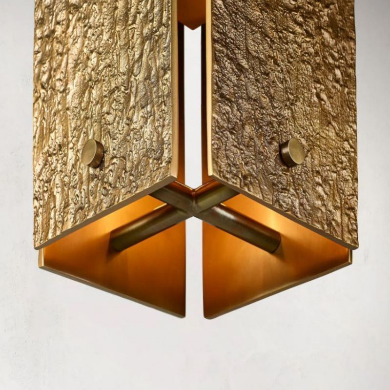Vouvray Square Pendant 19"-Fullstarlighting
