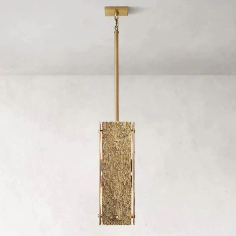 Vouvray Square Pendant 19"-Fullstarlighting
