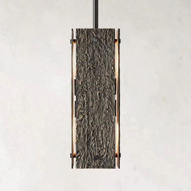 Vouvray Square Pendant 19"-Fullstarlighting