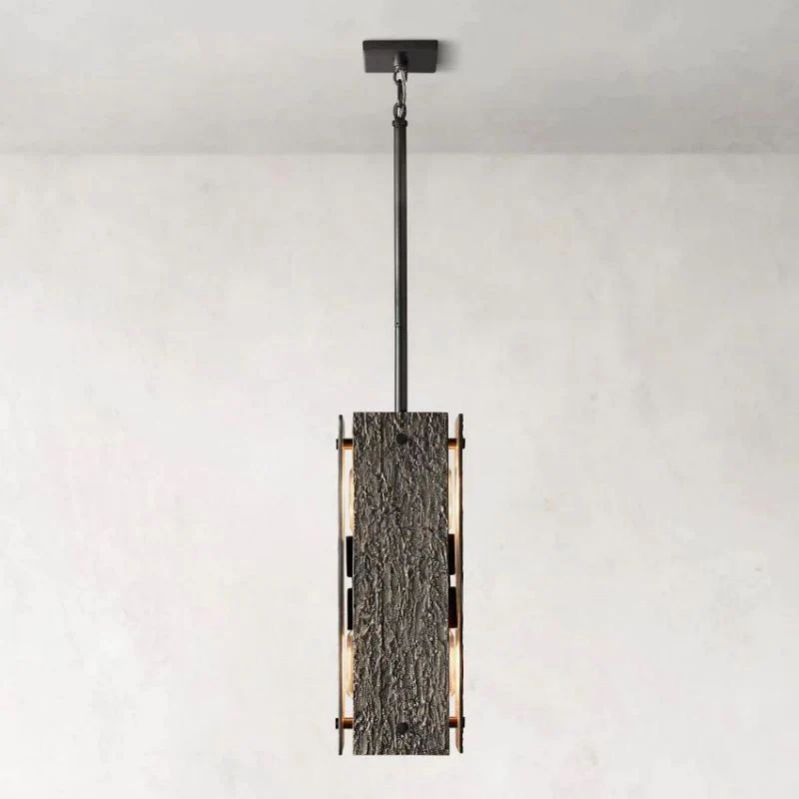 Vouvray Square Pendant 19"-Fullstarlighting