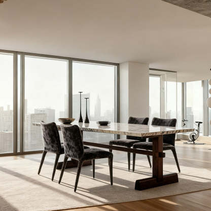 Khodier Dining Table-Fullstarlighting