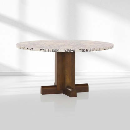 Khodier Round Dining Table-Fullstarlighting