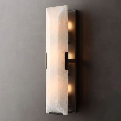Kiko Calcite Linear Sconce-Fullstarlighting