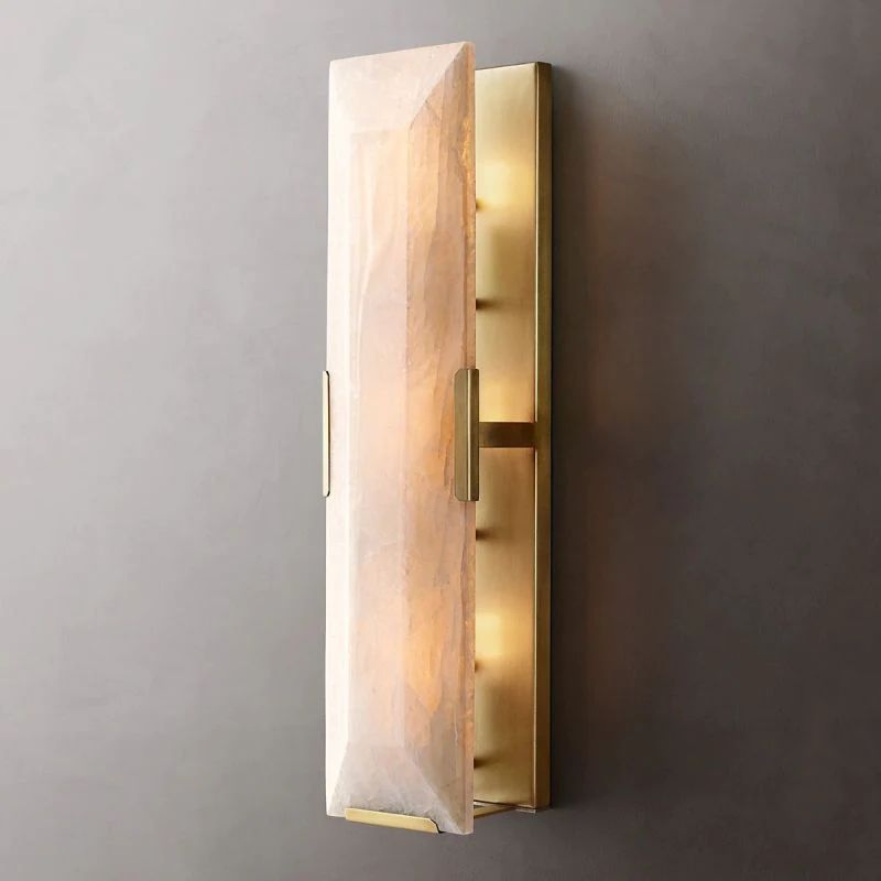 Kiko Calcite Linear Sconce-Fullstarlighting