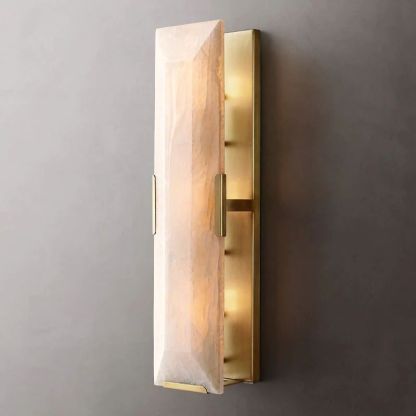 Kiko Calcite Linear Sconce-Fullstarlighting