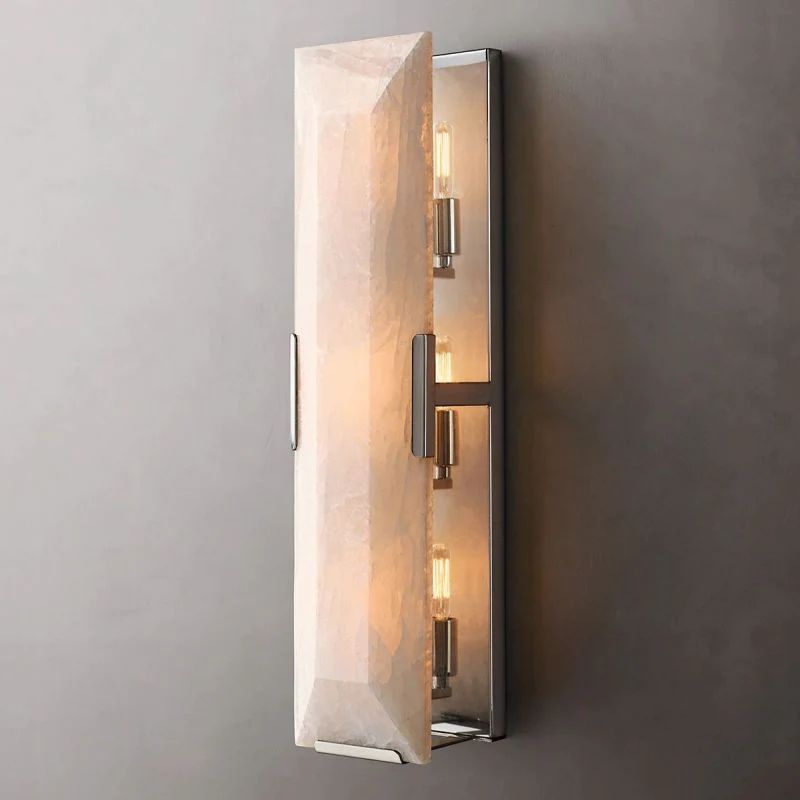 Kiko Calcite Linear Sconce-Fullstarlighting
