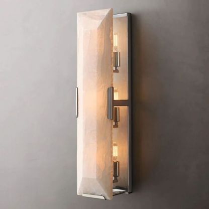 Kiko Calcite Linear Sconce-Fullstarlighting