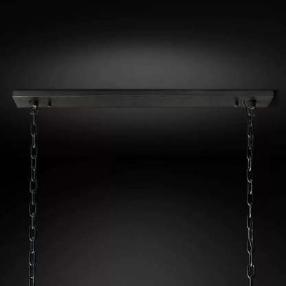 Kiko Crystal Rectangular Chandelier 74"-Fullstarlighting
