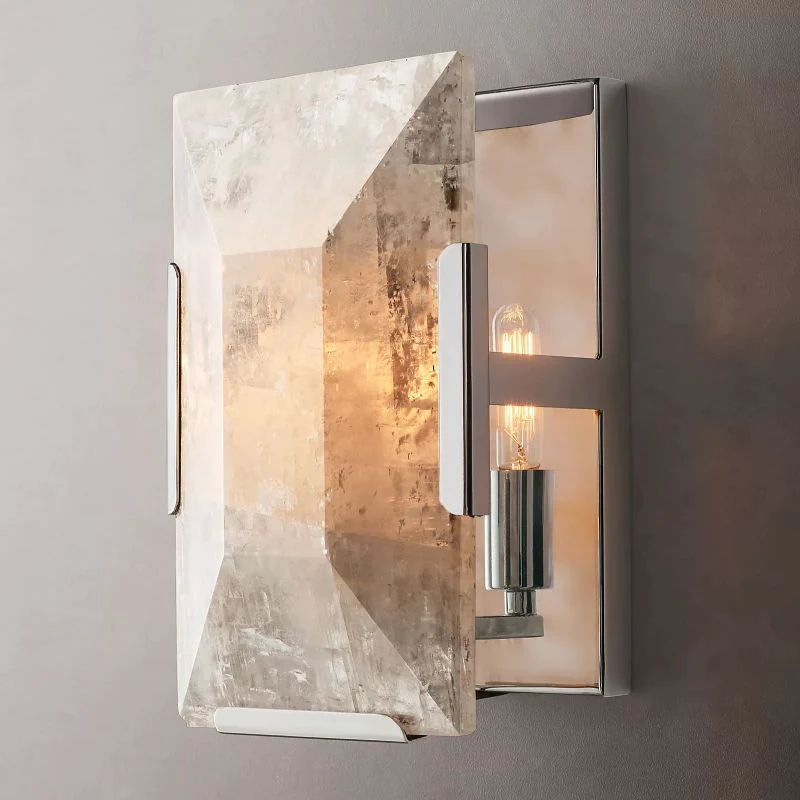Kiko Calcite Short Wall Sconce-Fullstarlighting