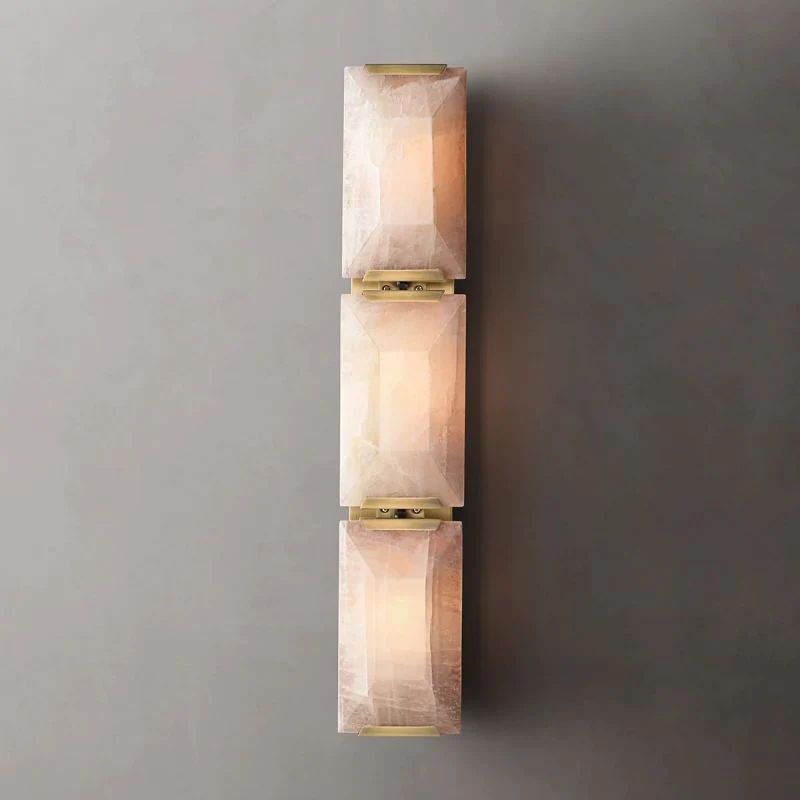 Kiko Calcite Triple Sconce-Fullstarlighting