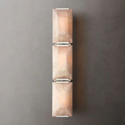 Kiko Calcite Triple Sconce-Fullstarlighting