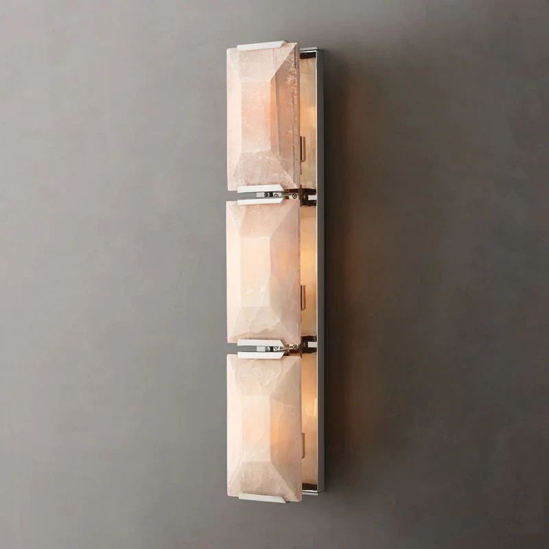 Kiko Calcite Triple Sconce-Fullstarlighting