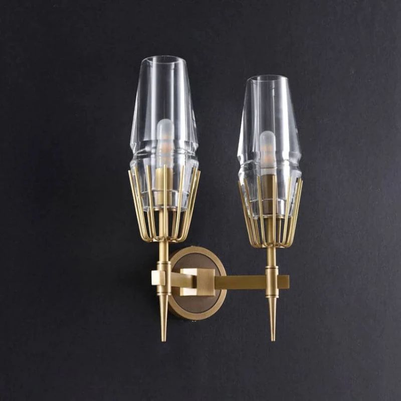 Kima Double Wall Sconce-Fullstarlighting