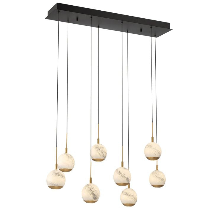 Kimma Lights Linear LED Chandelier-Fullstarlighting