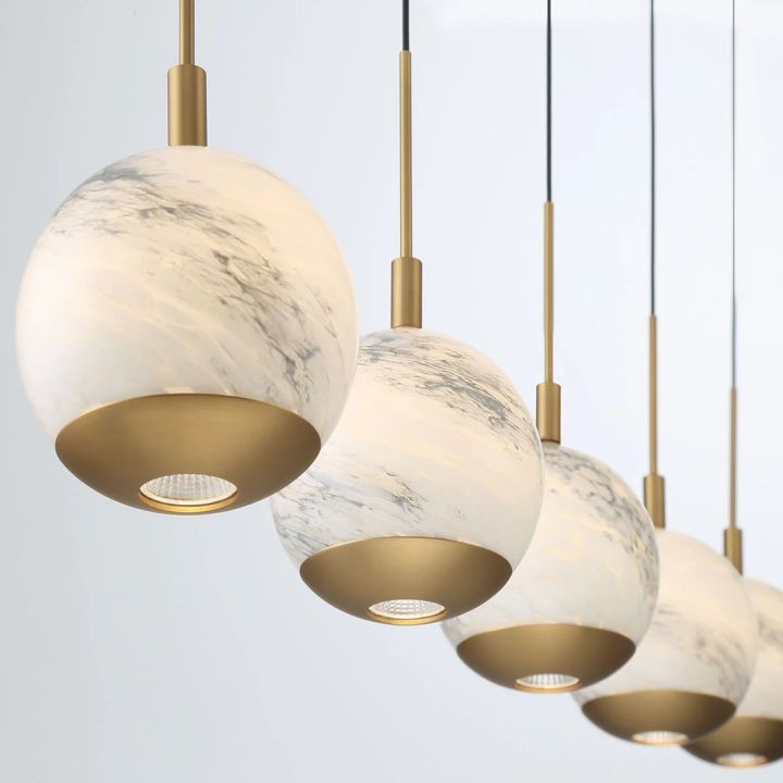 Kimma Lights Linear LED Chandelier-Fullstarlighting