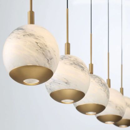 Kimma Lights Linear LED Chandelier-Fullstarlighting